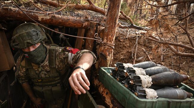 Военный ЦВО на боевой позиции