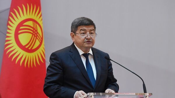 Премьер-министр Киргизии - руководитель администрации президента Киргизии Акылбек Жапаров