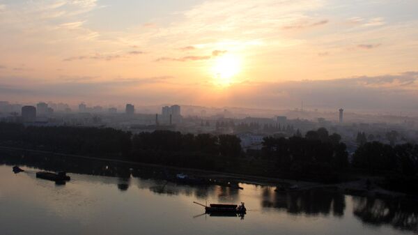 Рассвет в Пхеньяне