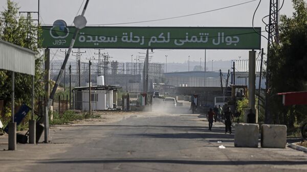 КПП Эрез на границе Израиля и сектора Газа
