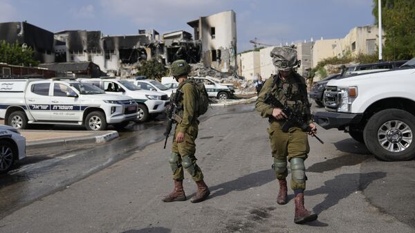 Израильские военные в Сдероте. Архивное фото