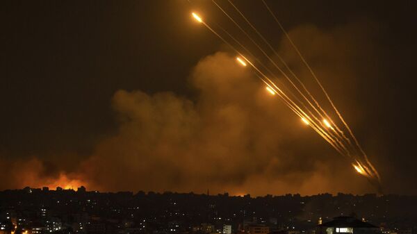 Ракетный обстрел территории Израиля со стороны сектора Газа