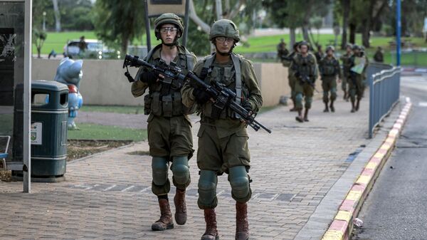 Израильские военные в Сдероте
