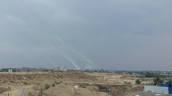 Ракетный обстрел из сектора Газа в сторону Израиля