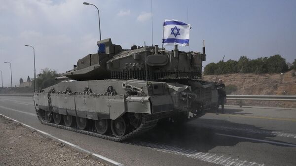 Израильский танк в районе Сдерота