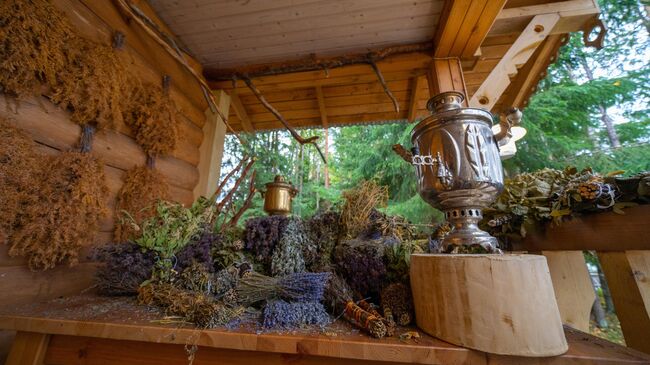 В Мандрогах есть и бани по-черному В Мандрогах есть и бани по-черному