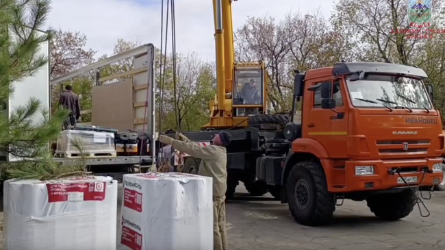 Гуманитарный груз из Брянской области в город Брянка ЛНР