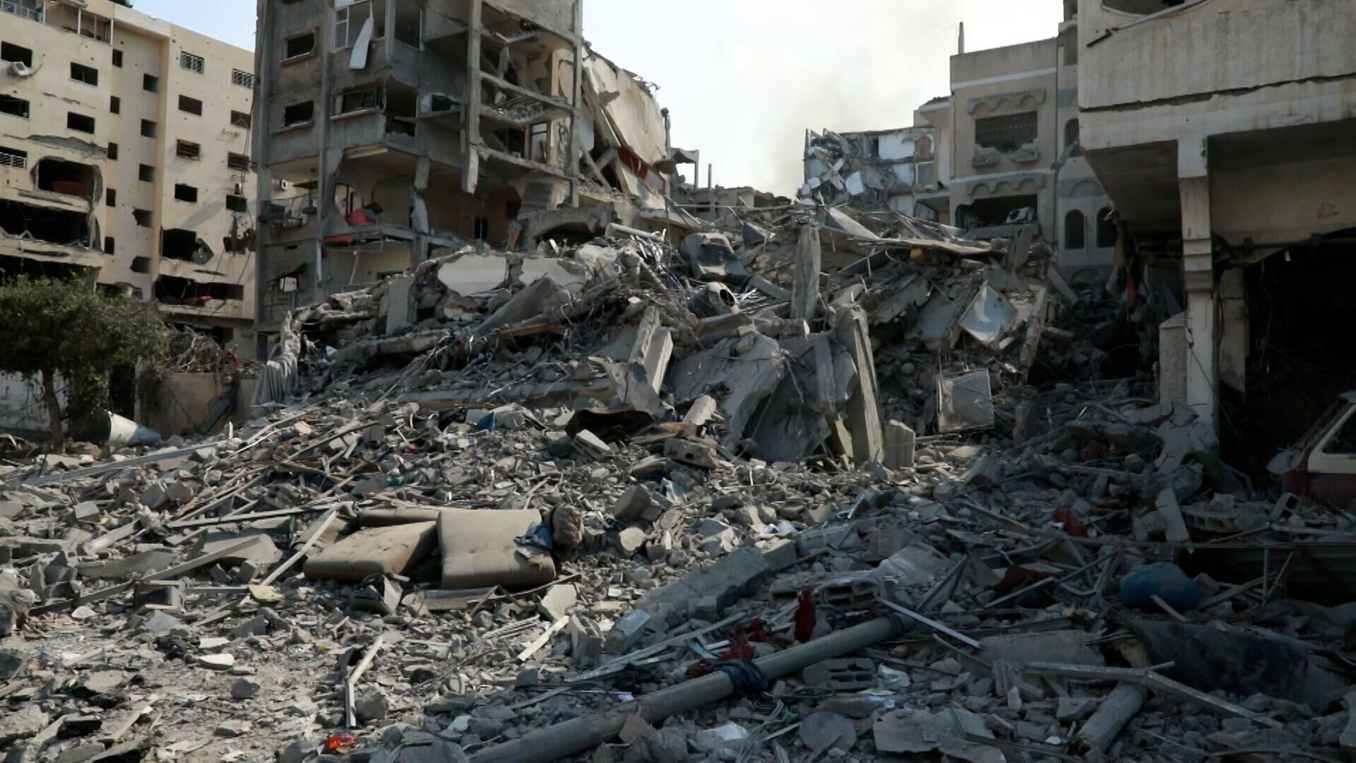 Жилые кварталы в Газе после бомбардировок - РИА Новости, 1920, 10.10.2023