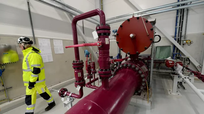 Компрессорная станция морского газопровода Balticconnector