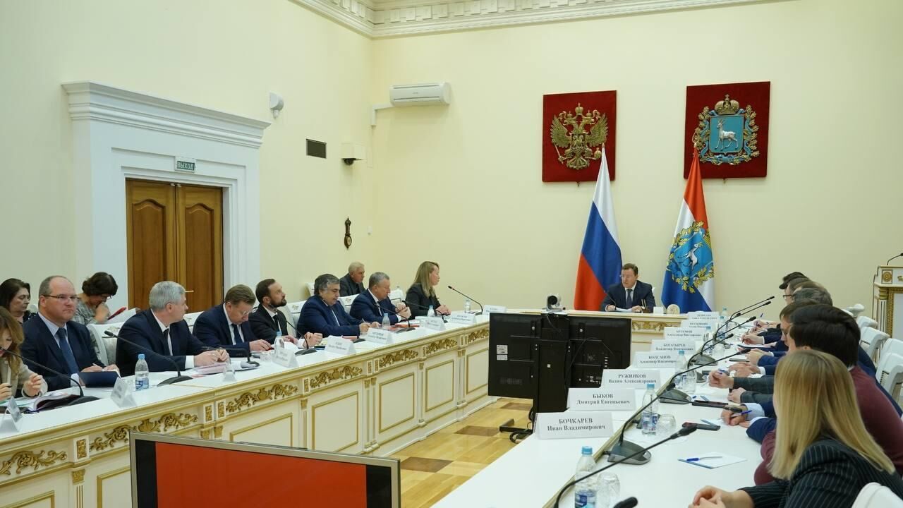 Заседание штаба Самарской области​ по реализации проекта межвузовского кампуса - РИА Новости, 1920, 10.10.2023