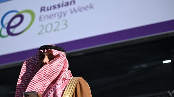 Участник Международного форума Российская энергетическая неделя в Москве