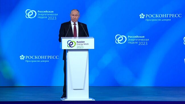 Выступление Путина на пленарном заседании РЭН