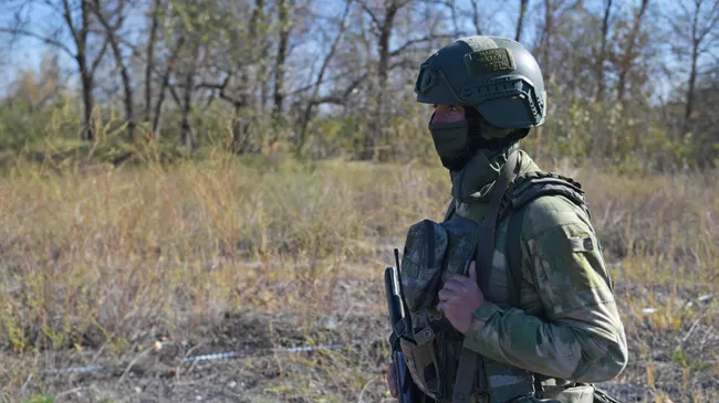 Военнослужащий в зоне СВО