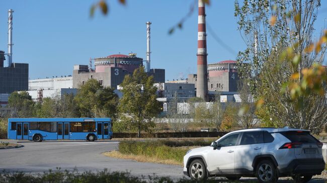 Энергоблоки Запорожской АЭС в Энергодаре