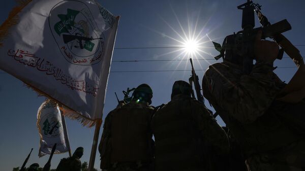 Бойцы движения ХАМАС