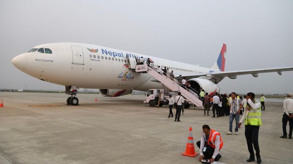 Самолет авиакомпании Nepal Airlines