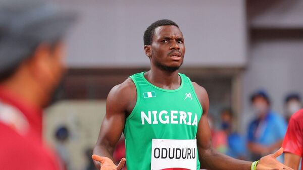 Нигерсийский легкоатлет Дивайн Одудуру