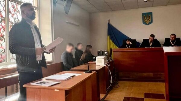 Cуд над 22-летней жительницей Кировоградской области Украины, которая обвиняется в сотрудничестве с российской армией. 13 октября 2023
