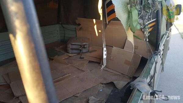 Автомобиль администрации Харьковской области, который попал под атаки БПЛА
