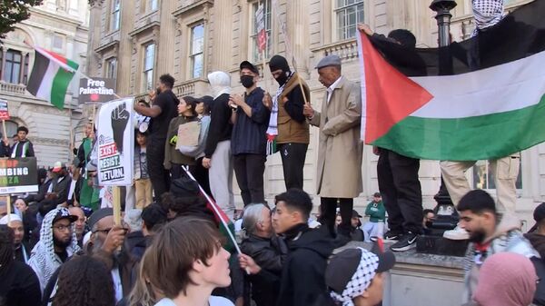 Марш в поддержку Палестины в Лондоне