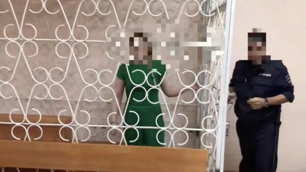 Жительница Забайкалья, задержанная по подозрению в шпионаже в пользу СБУ. Кадр видео