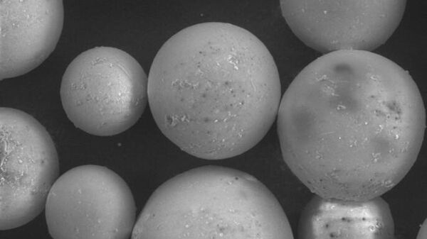 Микрофотография алюмосиликатных микросфер