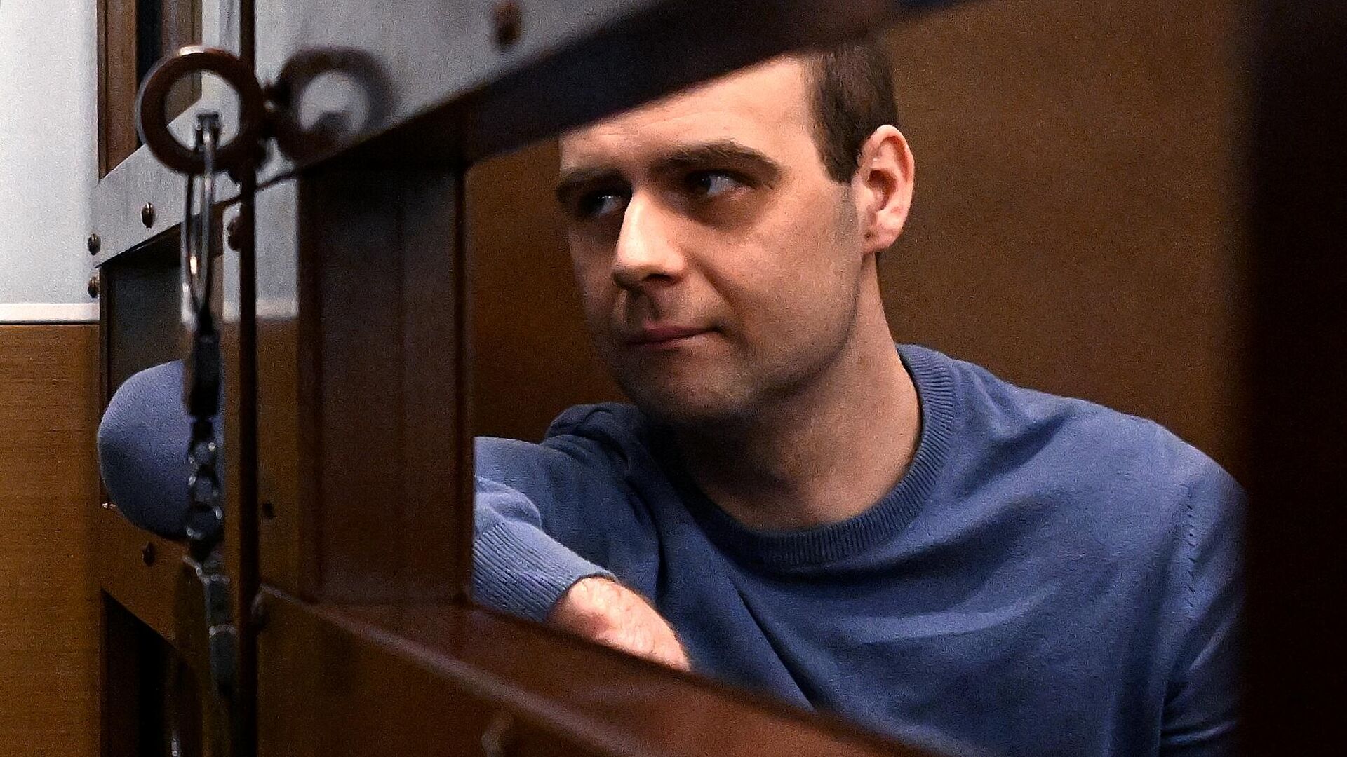 Бывший сотрудник МВД Иван Рыбин, признавший вину в незаконном сборе личных данных журналистки Дарьи Дугиной, в Нагатинском районном суде Москвы - РИА Новости, 1920, 27.01.2025