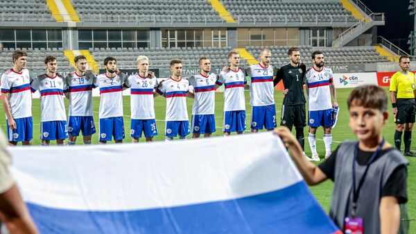 Футболисты сборной России перед товарищеским матчем с Кенией