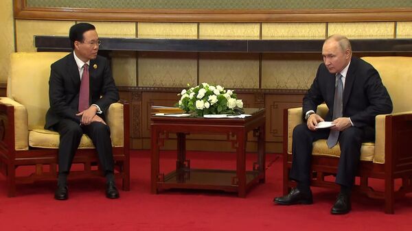 Встреча Путина с президентом Вьетнама Во Ван Тхыонгом