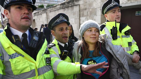Задержание экоактивистки Греты Тунберг в Лондоне