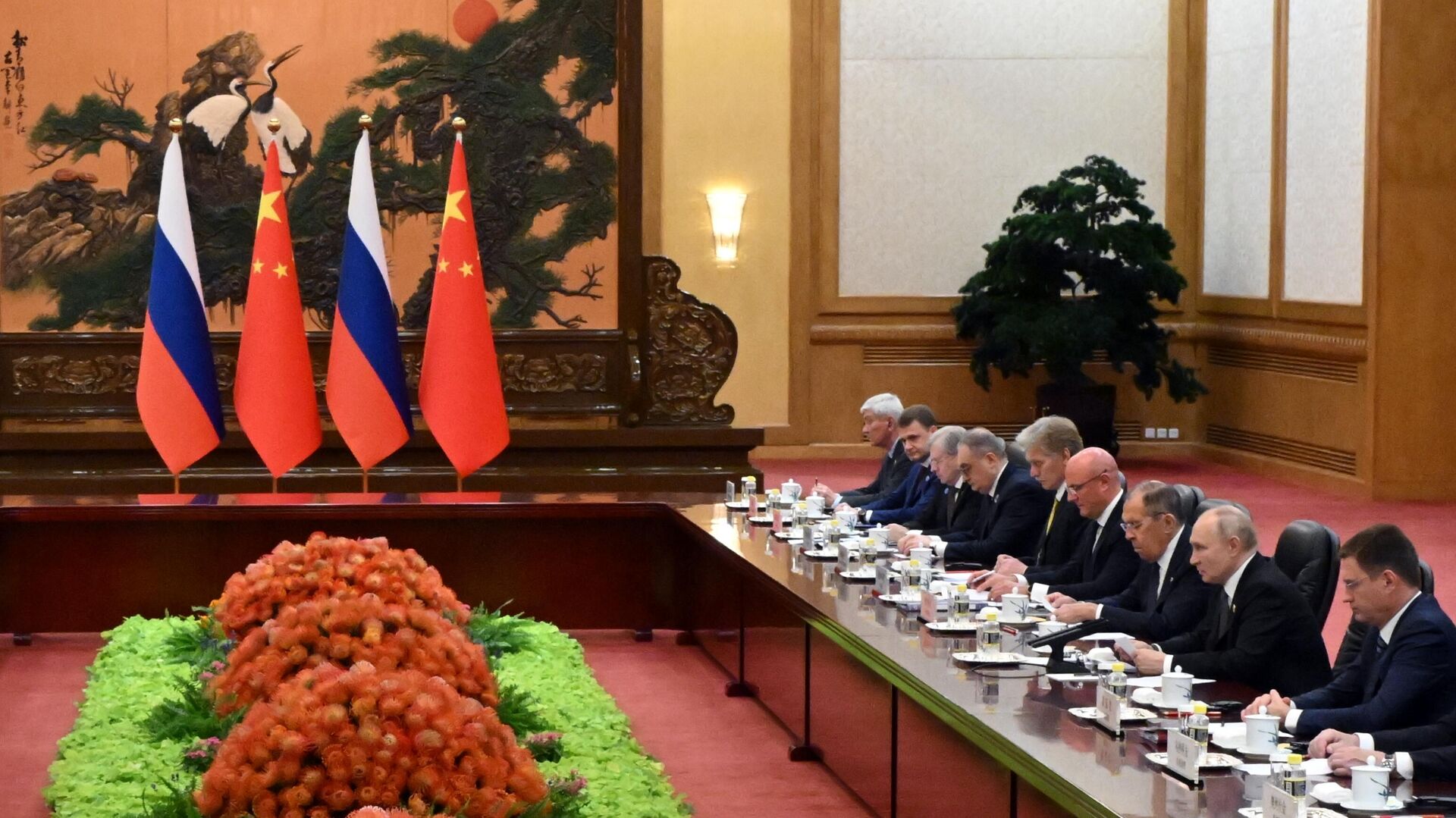 Президент РФ Владимир Путин во время российско-китайских переговоров в Пекине - РИА Новости, 1920, 14.05.2024