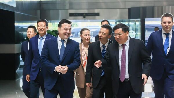 Губернатор Московской области Андрей Воробьев обсудил с пекинскими коллегами расширение бизнес-парка Гринвуд в Красногорске