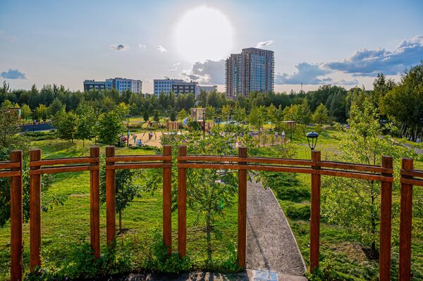 Парк Долгие пруды в Москве