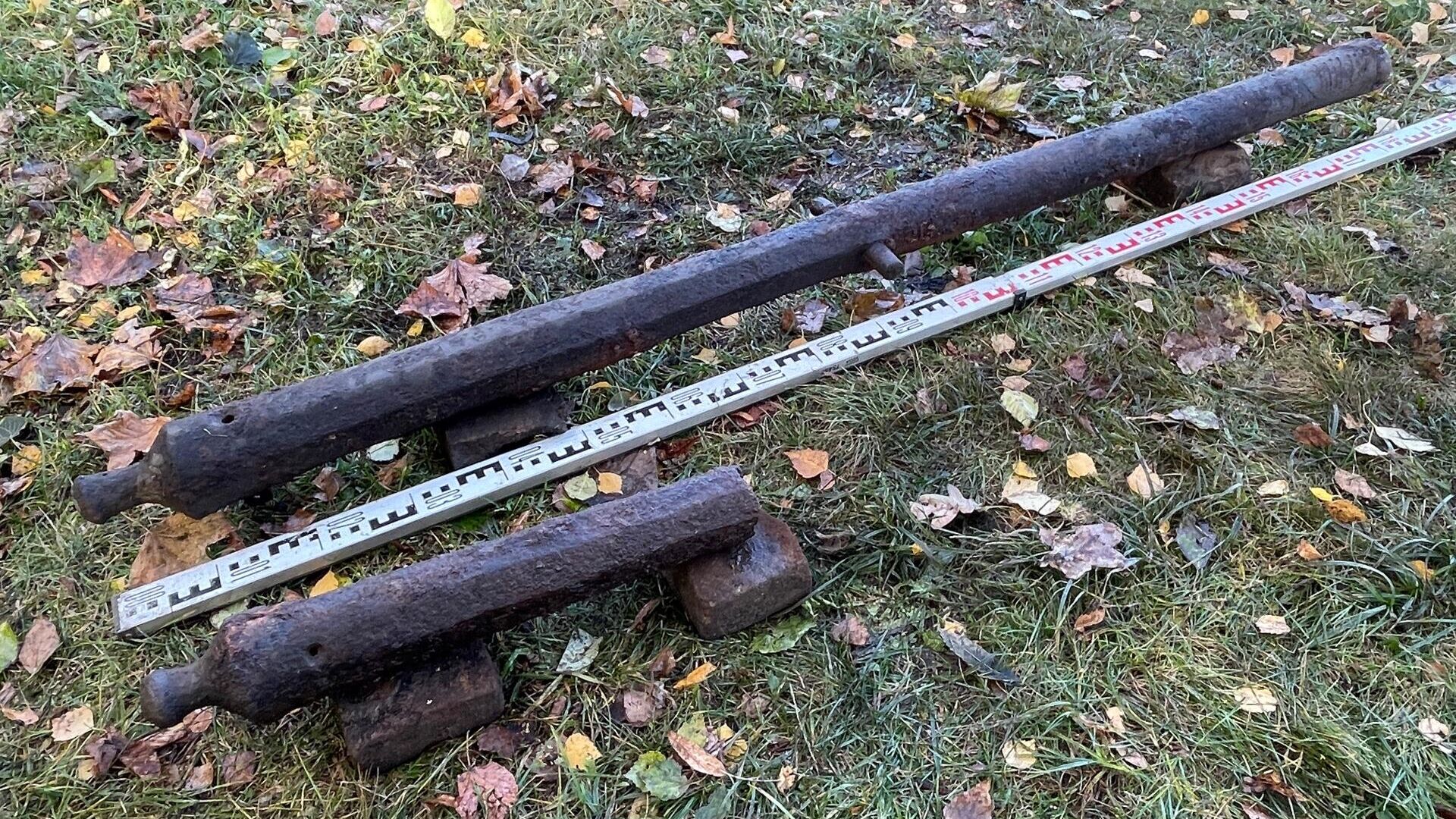 Пушки начала XVII века, найденные на раскопках в Орле - РИА Новости, 1920, 19.10.2023