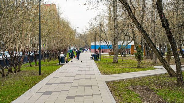 Завершено благоустройство возле станции БКЛ Текстильщики на юго-востоке Москвы