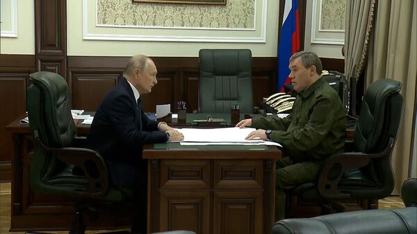 Владимир Путин посетил штаб ВС РФ в Ростове-на-Дону