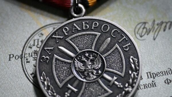 Морпех Черноморского флота получил медаль 