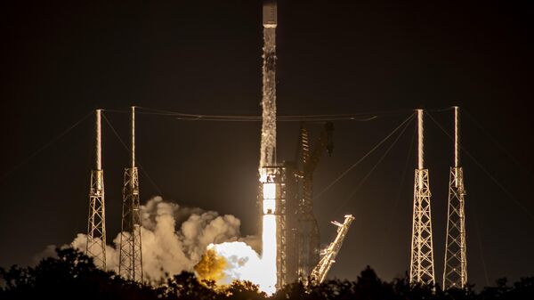 Запуск ракеты-носителя Falcon 9 во Флориде. 22 октября 2023