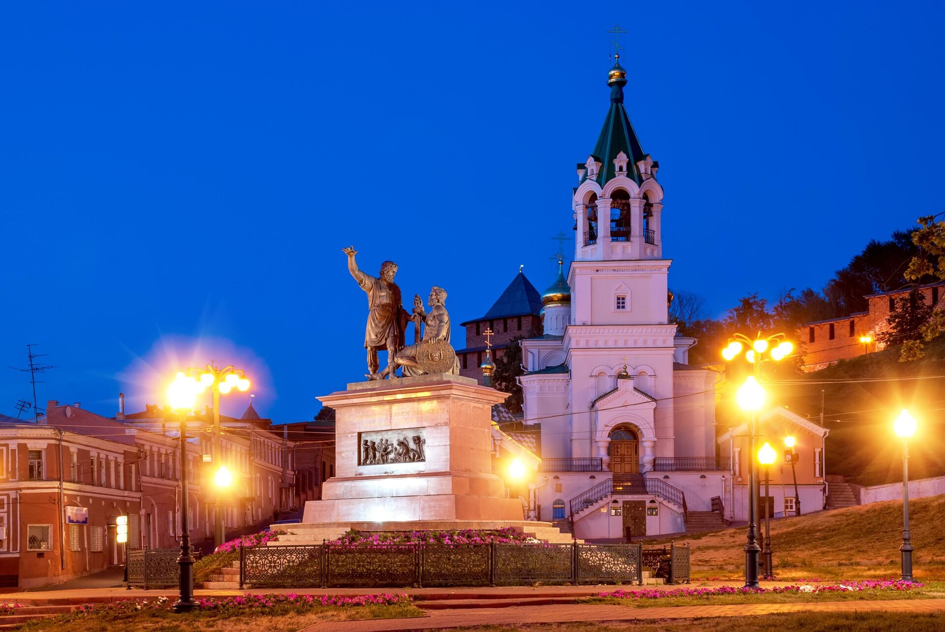 Памятник Минину и Пожарскому в Нижнем Новгороде - РИА Новости, 1920, 24.10.2023