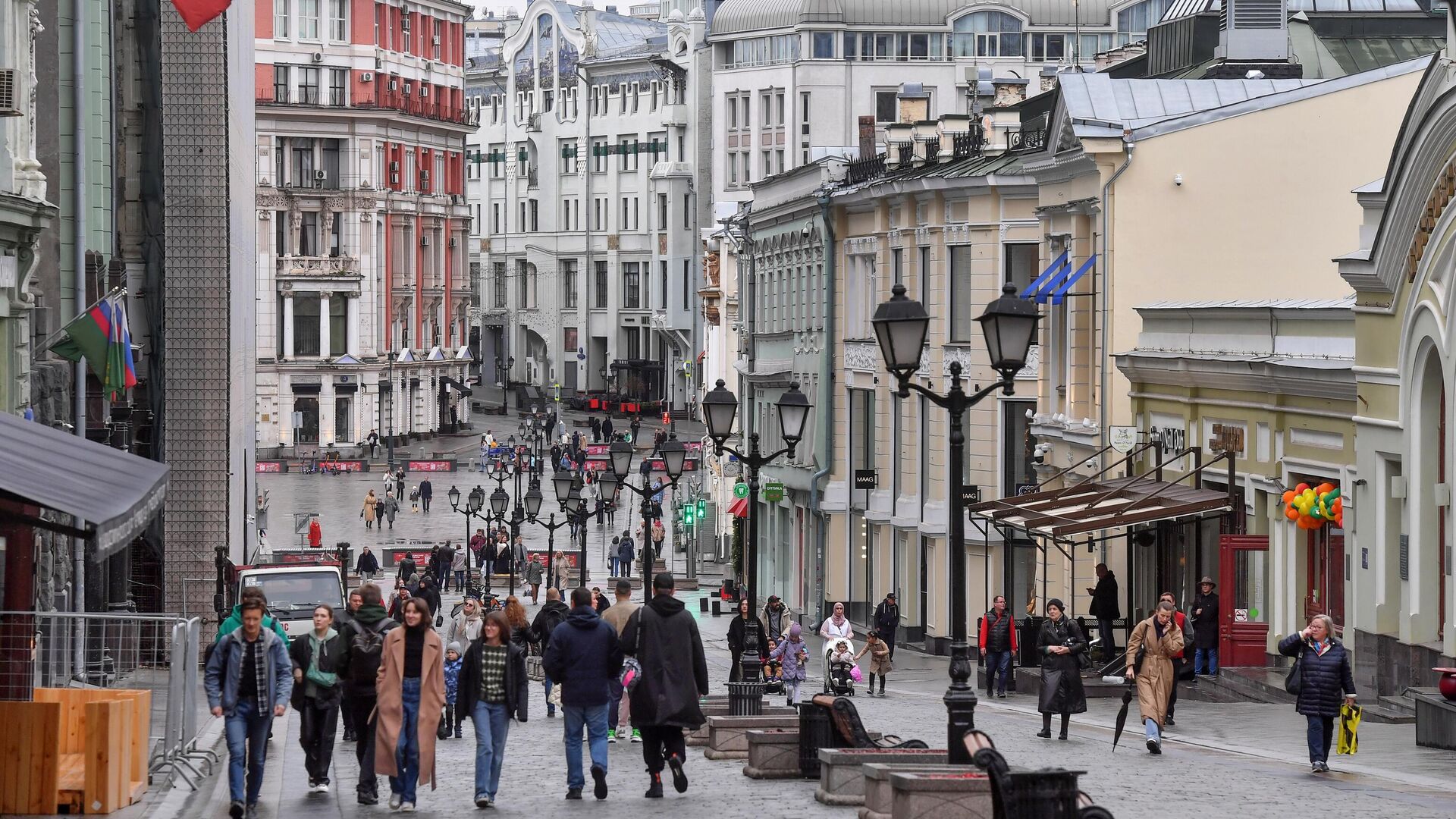 Повседневная жизнь в Москве - РИА Новости, 1920, 25.10.2023