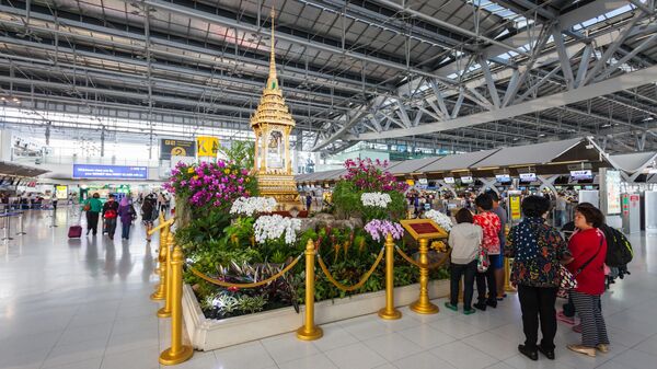 Международный аэропорт Суварнабхуми в Бангкоке, Таиланд