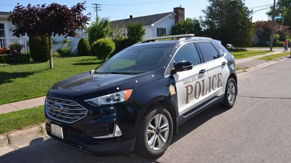 Полицейский автомобиль в городе Су-Сент-Мари, Канада