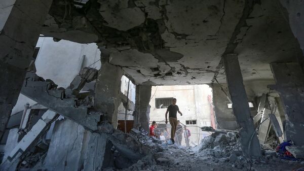 Последствия авиаудара в мечети в городе Дженин на Западном Берегу. 22 октября 2023 года
