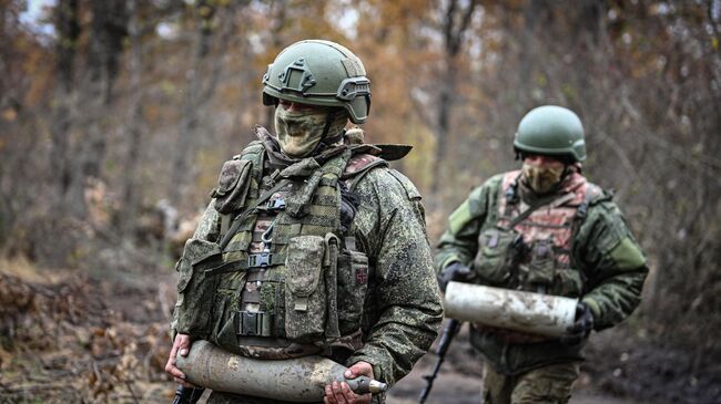 Военнослужащие в зоне СВО