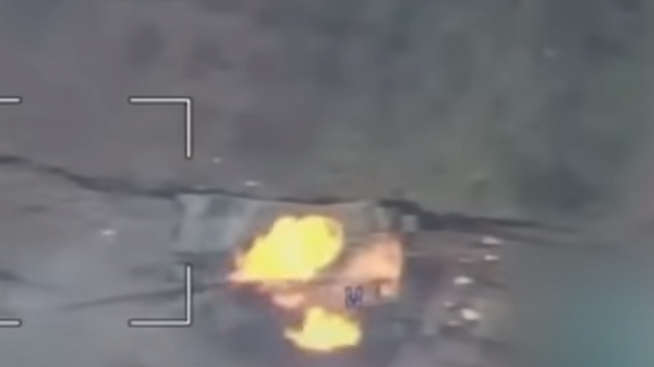 Видеосюжет уничтожения Leopard 2