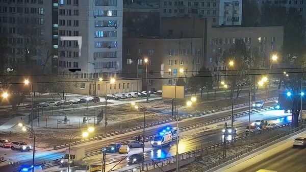 ДТП на внутренней стороне ТТК в Москве