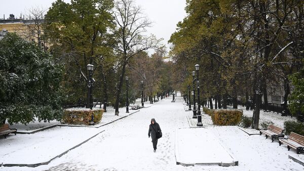 Снег в Москве