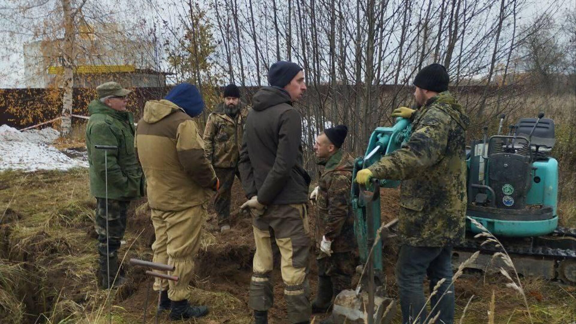 Поисковые отряды при обследовании участка в городе Отрадное Ленинградской области нашли неизвестное захоронение - РИА Новости, 1920, 28.10.2023