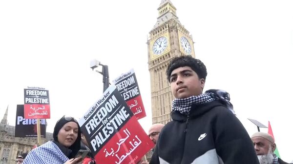 Митинги в Лондоне и Берлине в поддержку Палестины