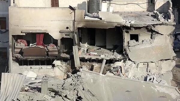 Последствия израильских ударов по жилым районам в Газе